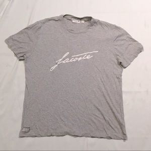 Lacoste FairPlay 33 Embroidered Script Logo T-Shirt